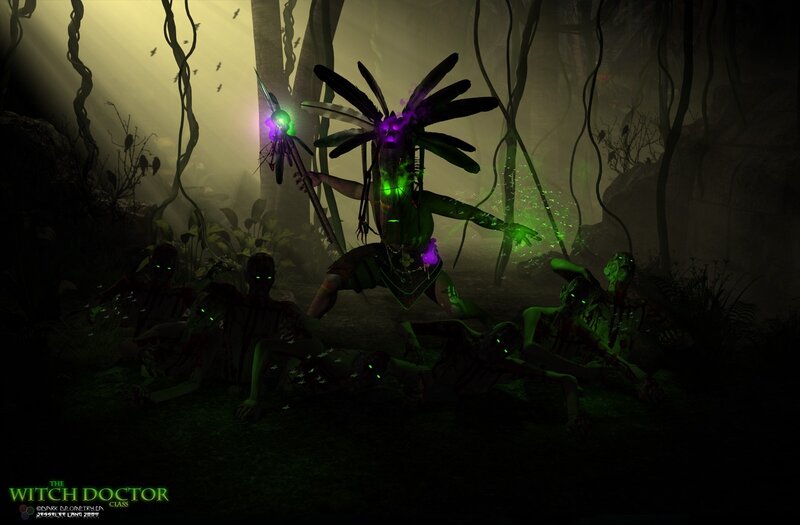 Witch Doctor in Jungle