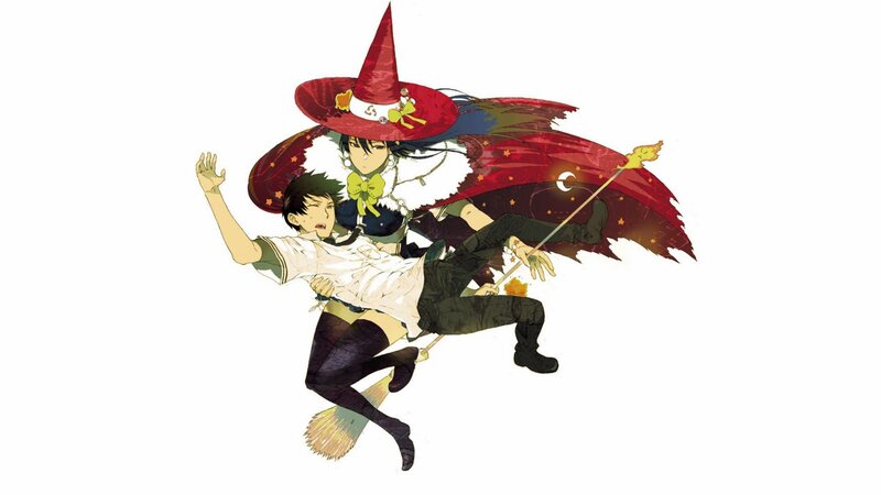 Witch Flying with Passenger