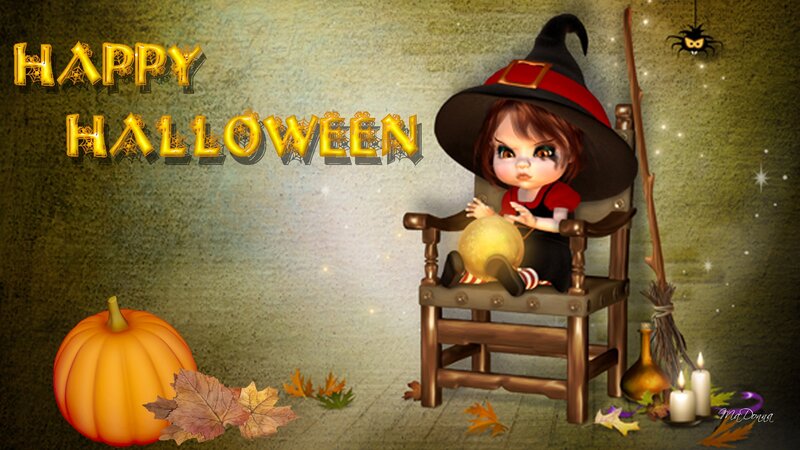Witch Girl in Chair