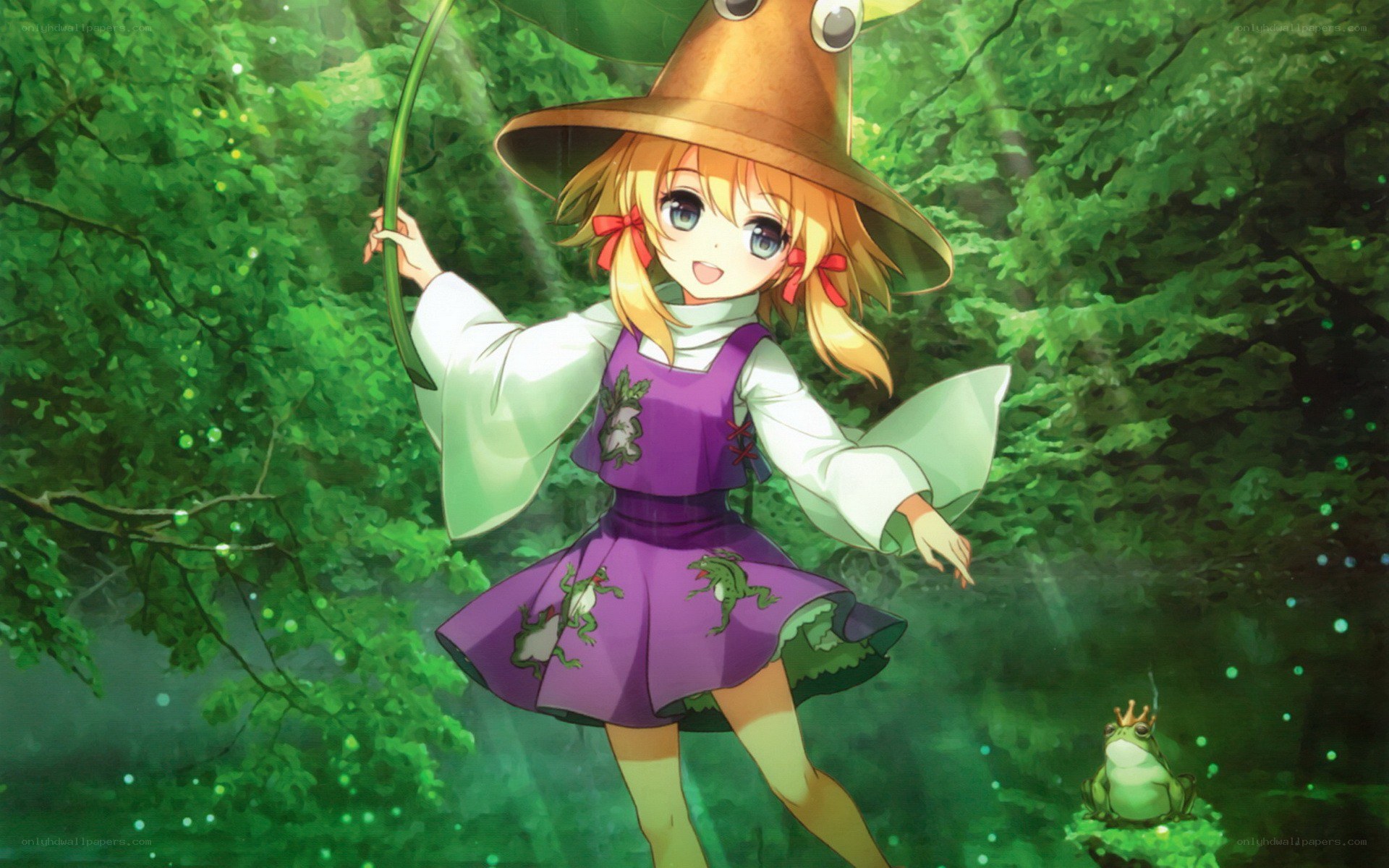 witch girl in forest