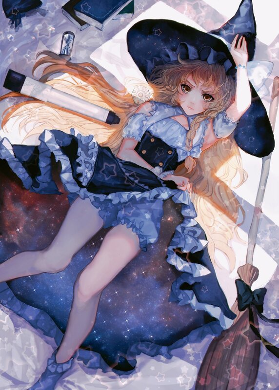 Witch Girl Lying Down
