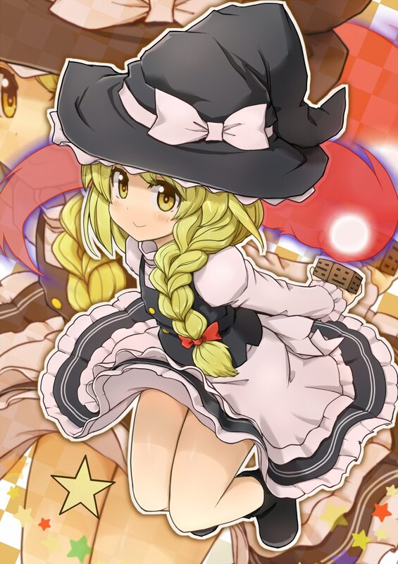 witch girl with braided hair