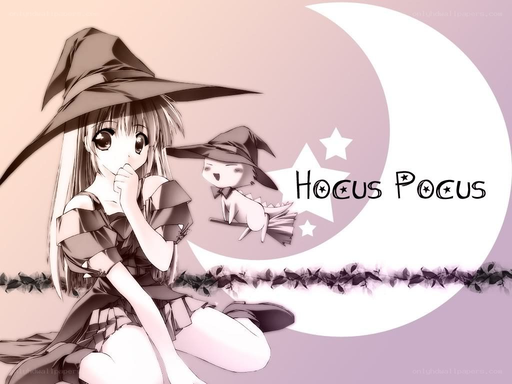 witch girl with cat