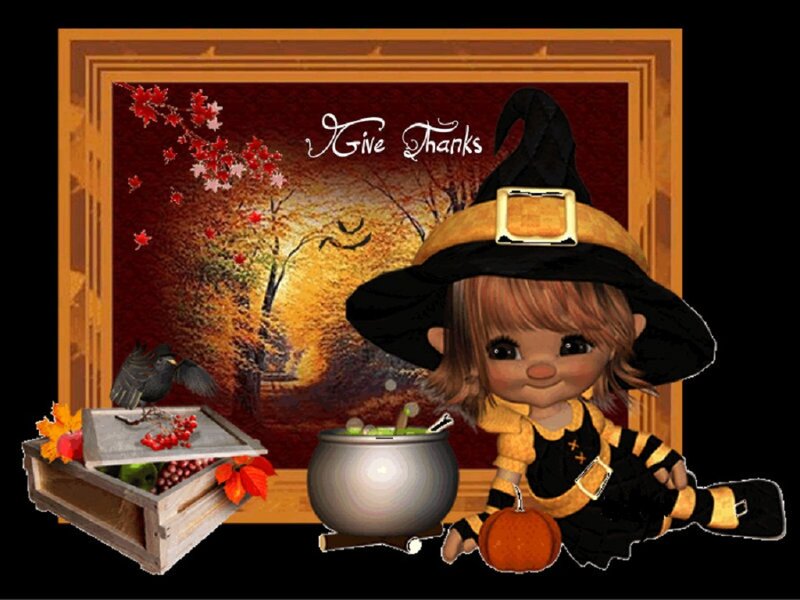 Witch Girl with Cauldron