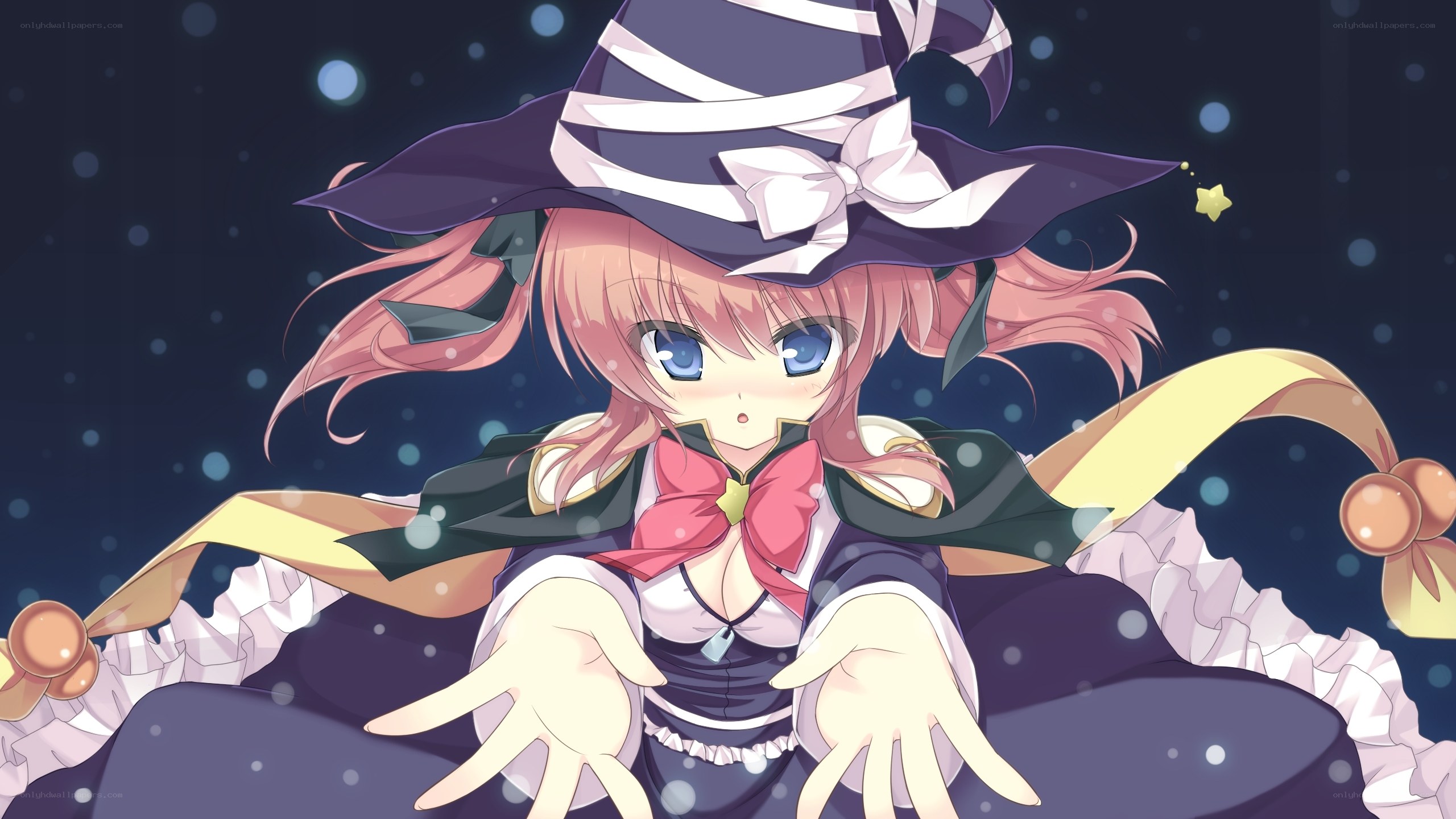 witch girl with star hat