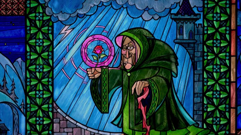 Witch Holding a Rose