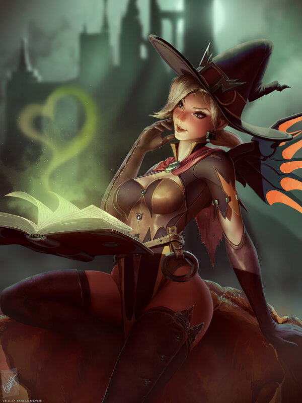 Witch Holding Book