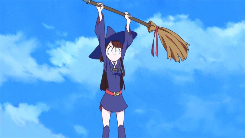 Witch Holding Broomstick