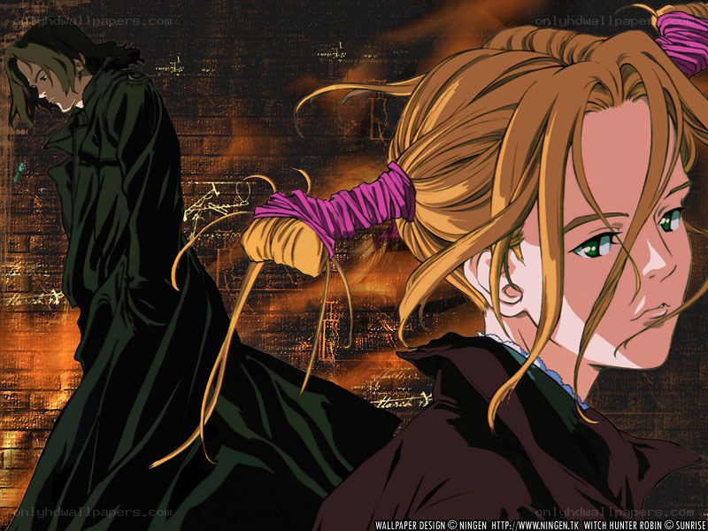 Witch Hunter Robin anime scene