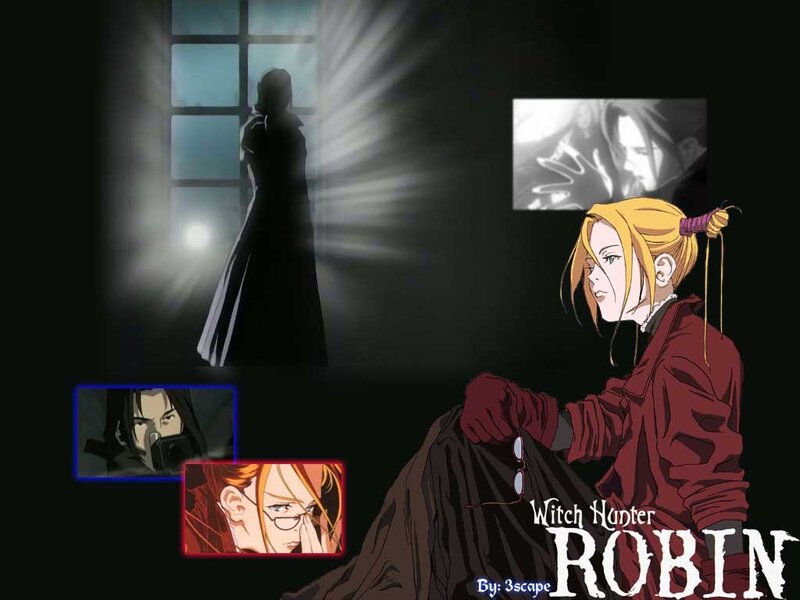 Witch Hunter Robin artwork collage