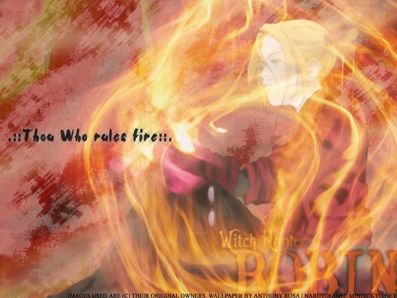 Witch Hunter Robin fire scene