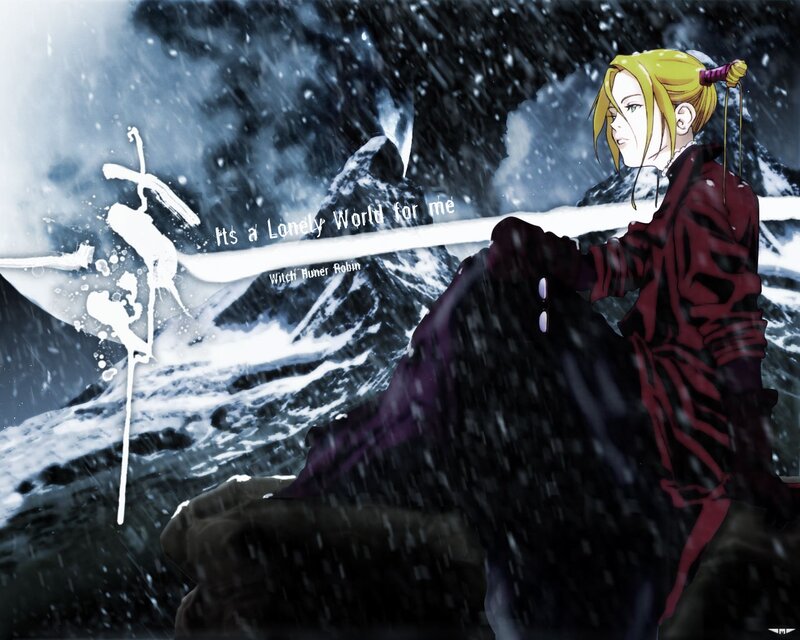 Witch Hunter Robin in the snow