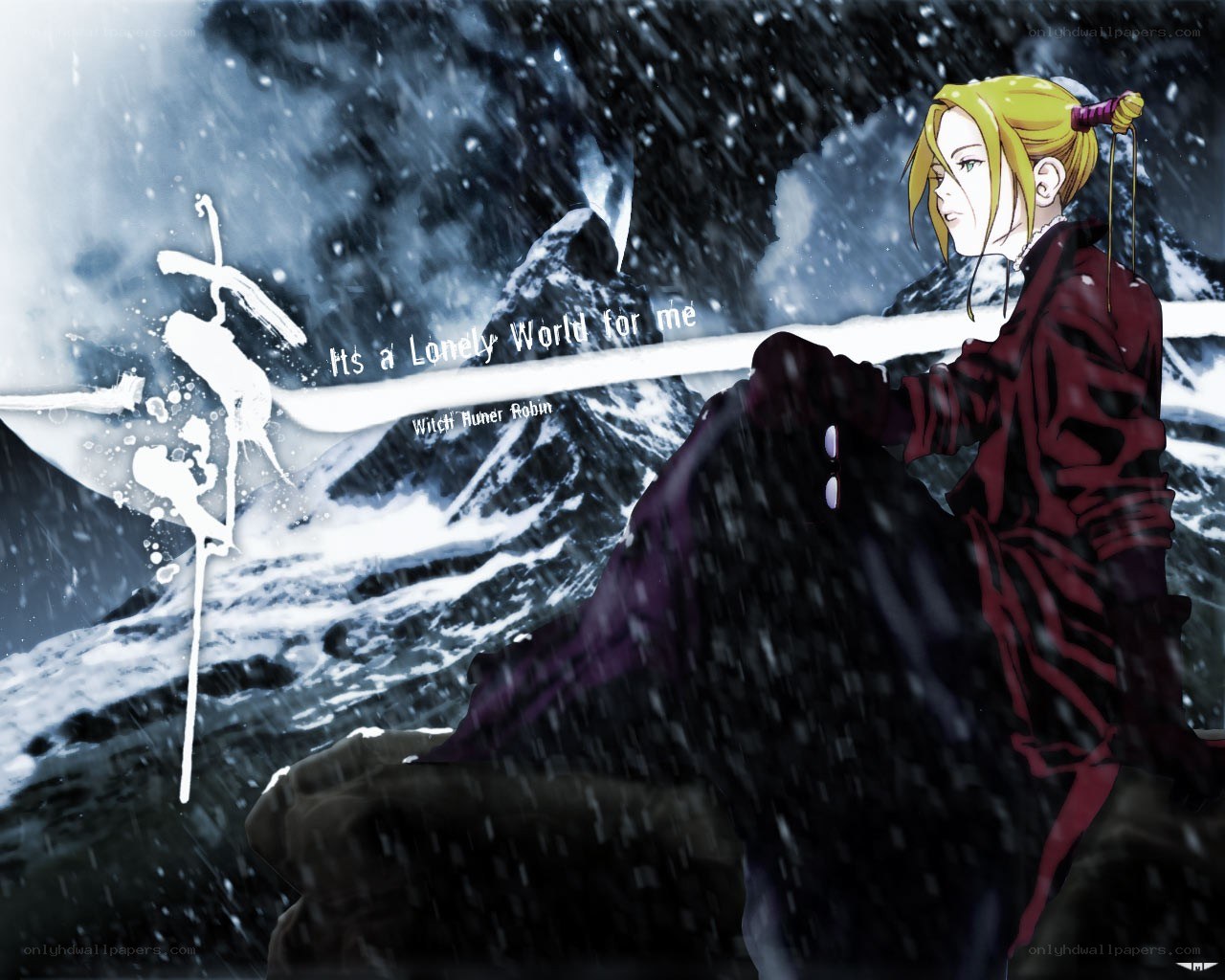 Witch Hunter Robin in the snow
