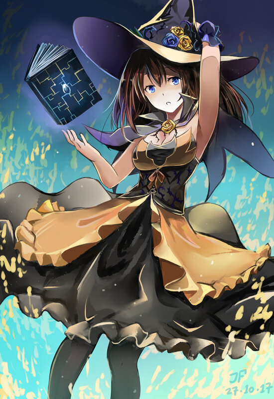 Witch in a Black Dress