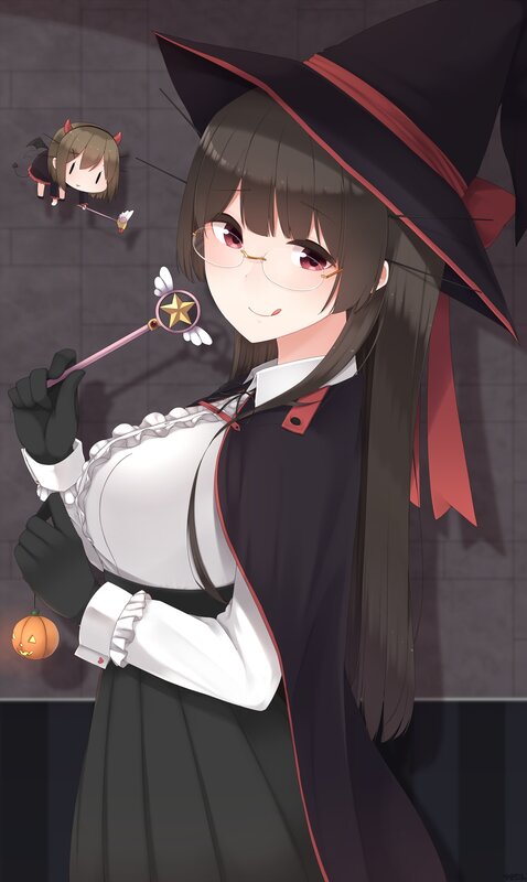 Witch in a Black Hat