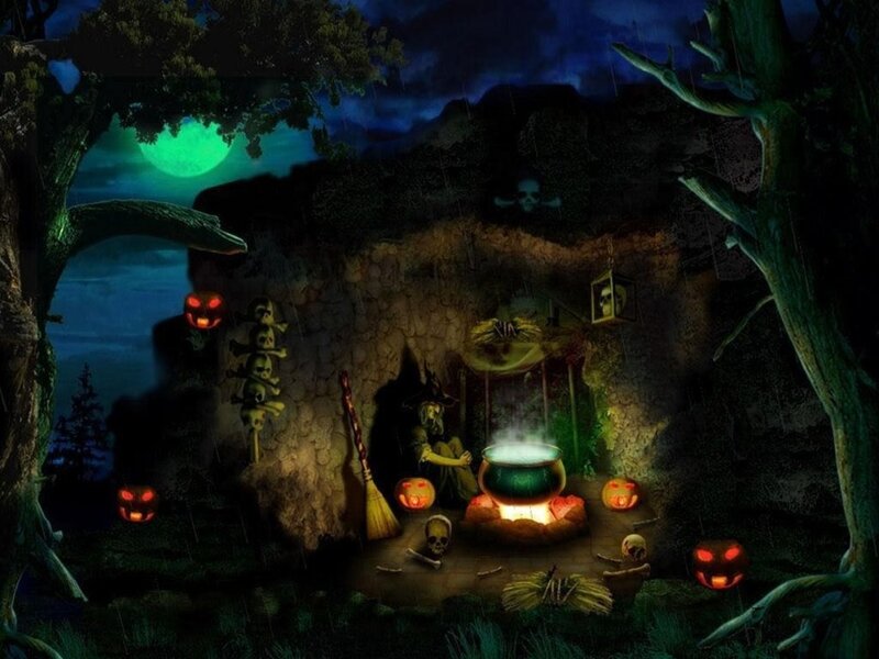 Witch in a Cave — Green