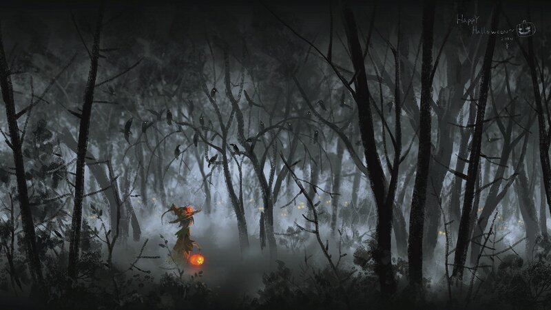 Witch in a Dark Forest — Black