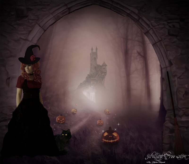Witch in a Dark Forest — Purple