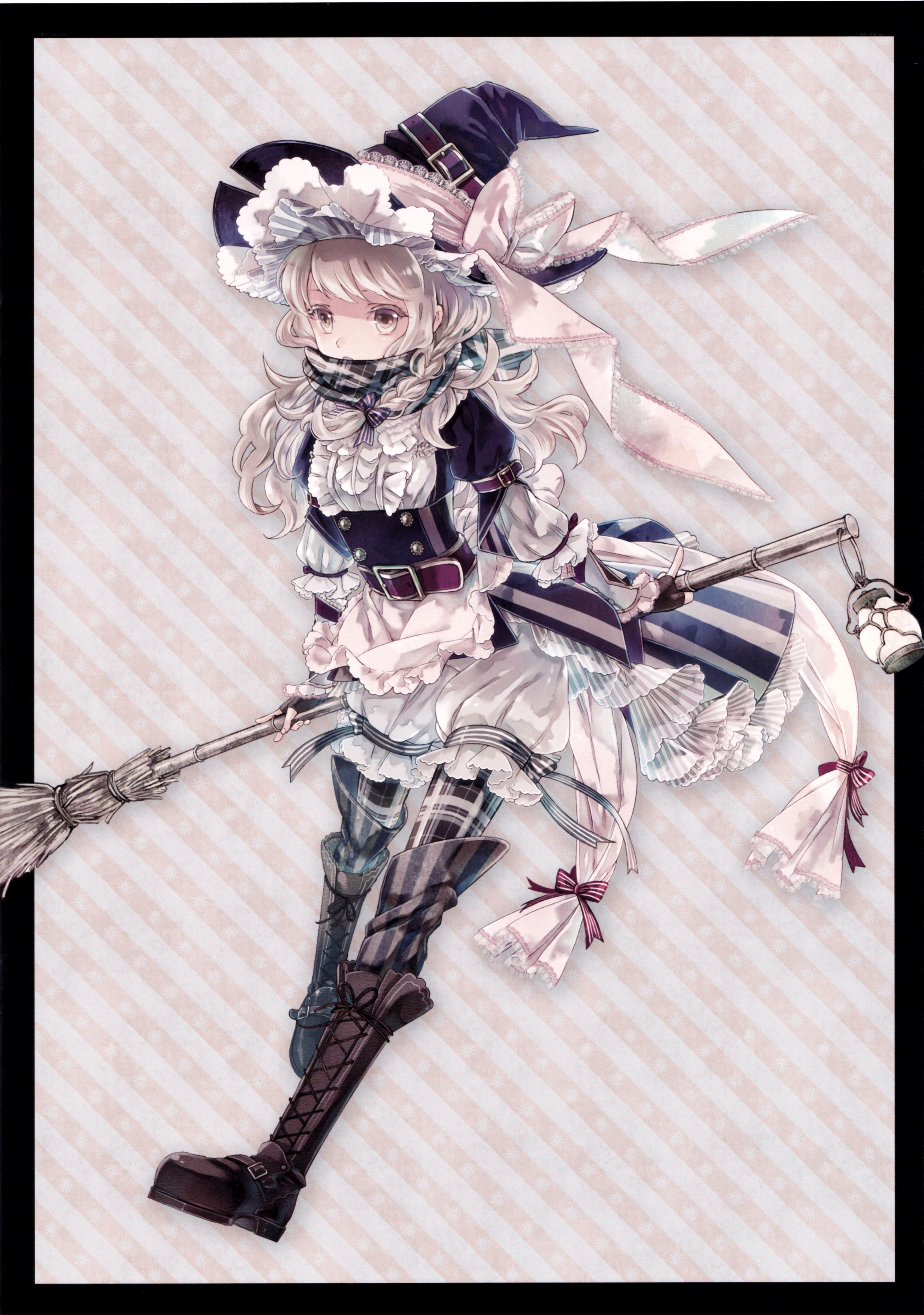 witch in a frilly dress