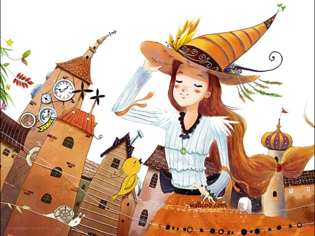 witch in a whimsical town