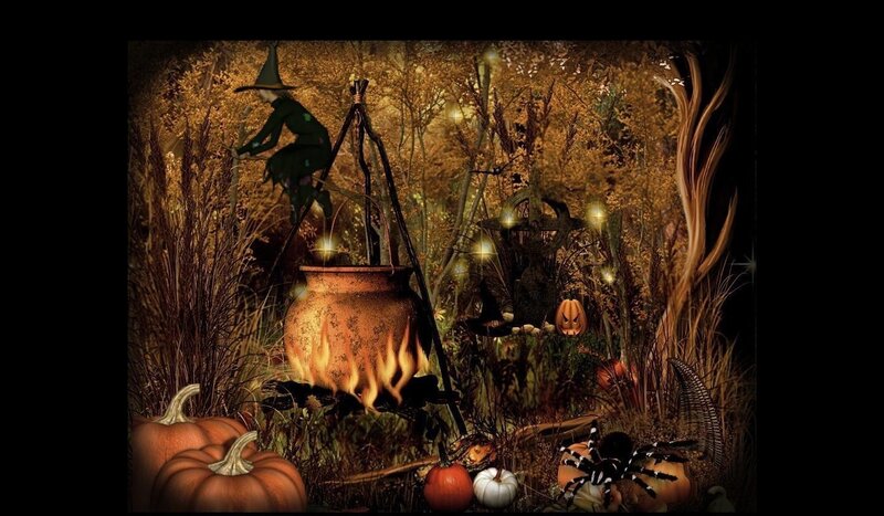Witch in Forest — Brown