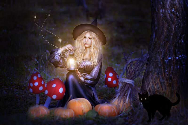 Witch in Forest — Purple