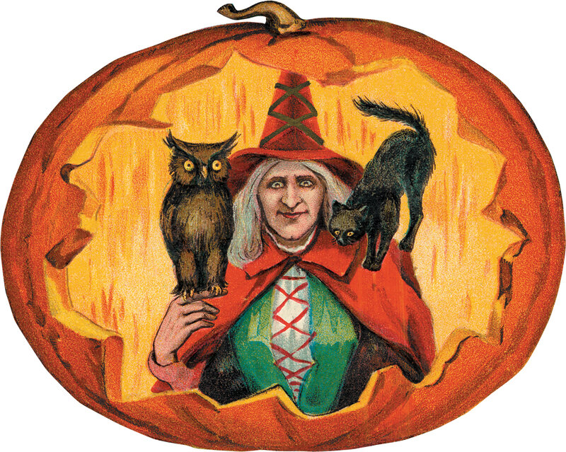 Witch in Pumpkin