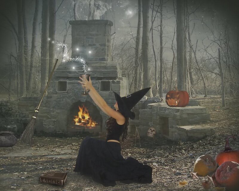 Witch in the forest