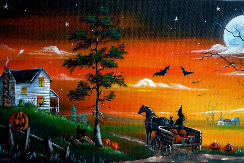 Witch in Wagon