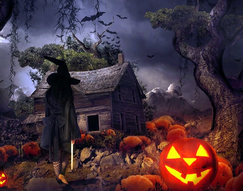 Witch Near Haunted House