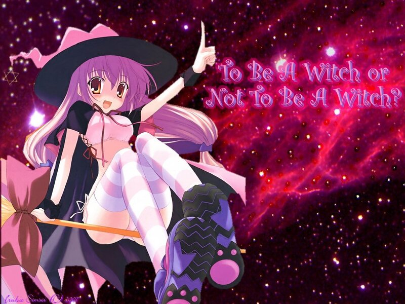 witch on a broom
