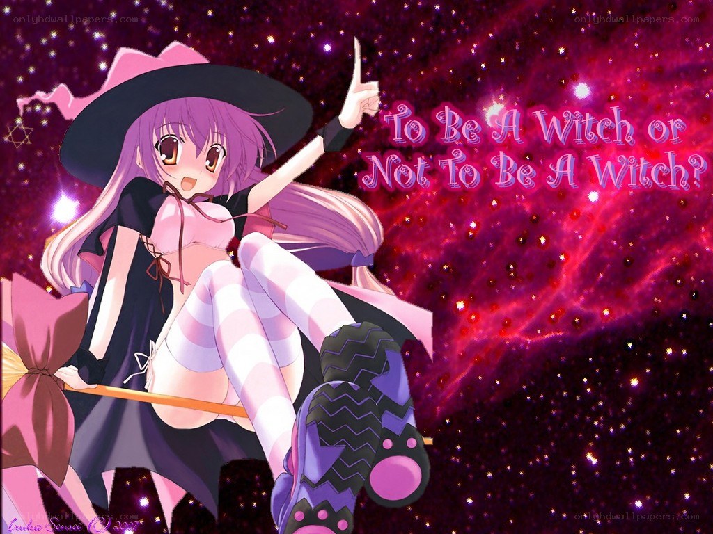 witch on a broom