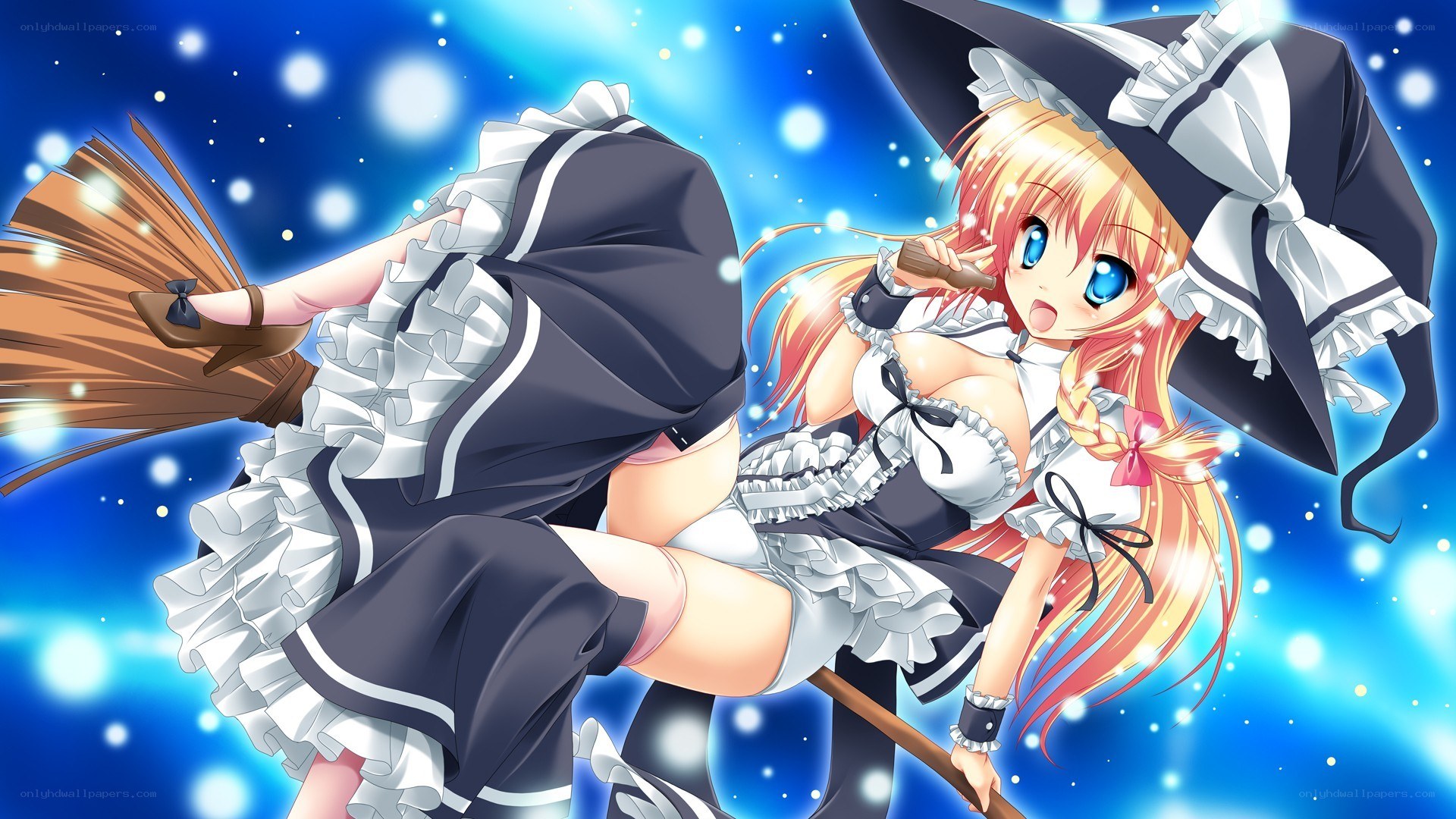 witch on a broomstick