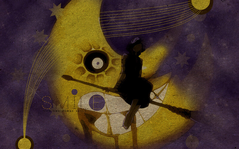 Witch on a broomstick