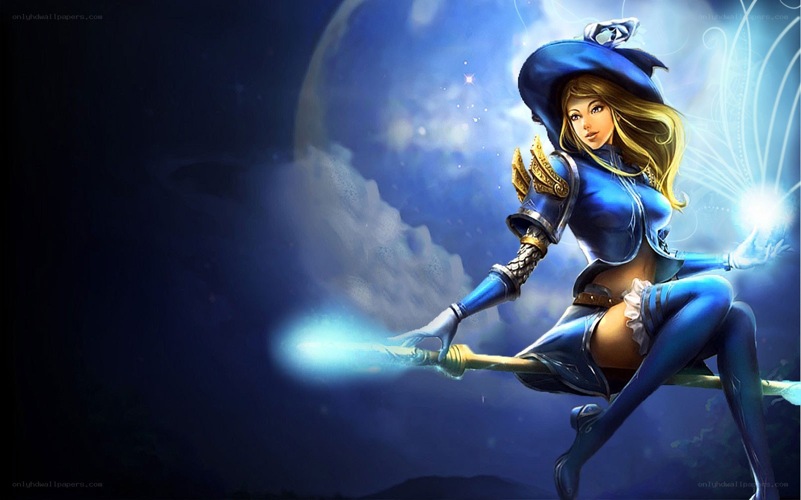 witch on a broomstick