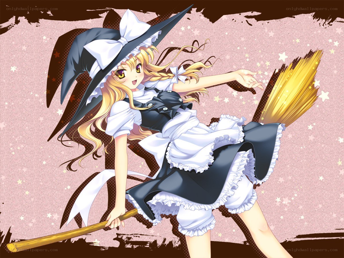 witch on a broomstick