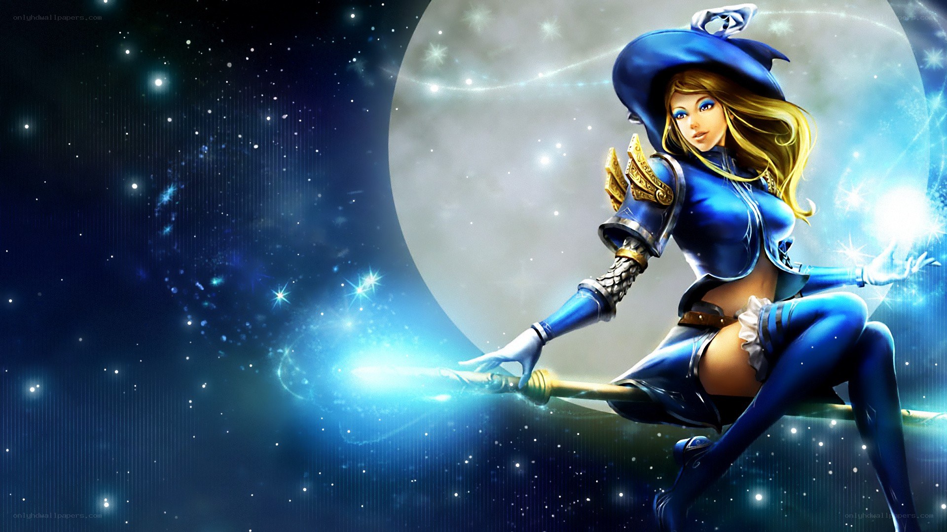 witch on a broomstick