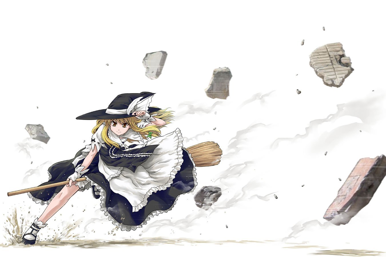 witch on a broomstick