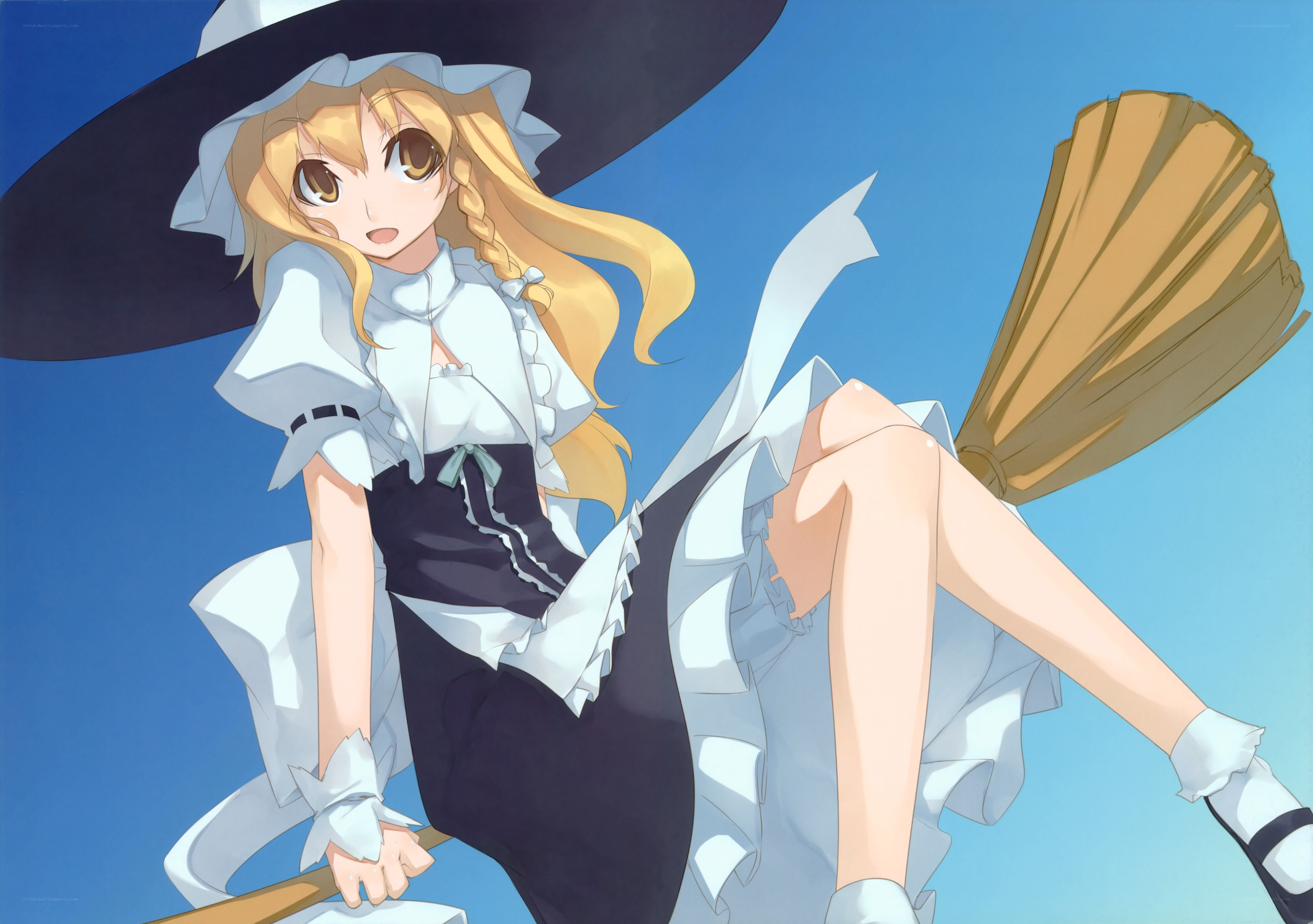 witch on a broomstick
