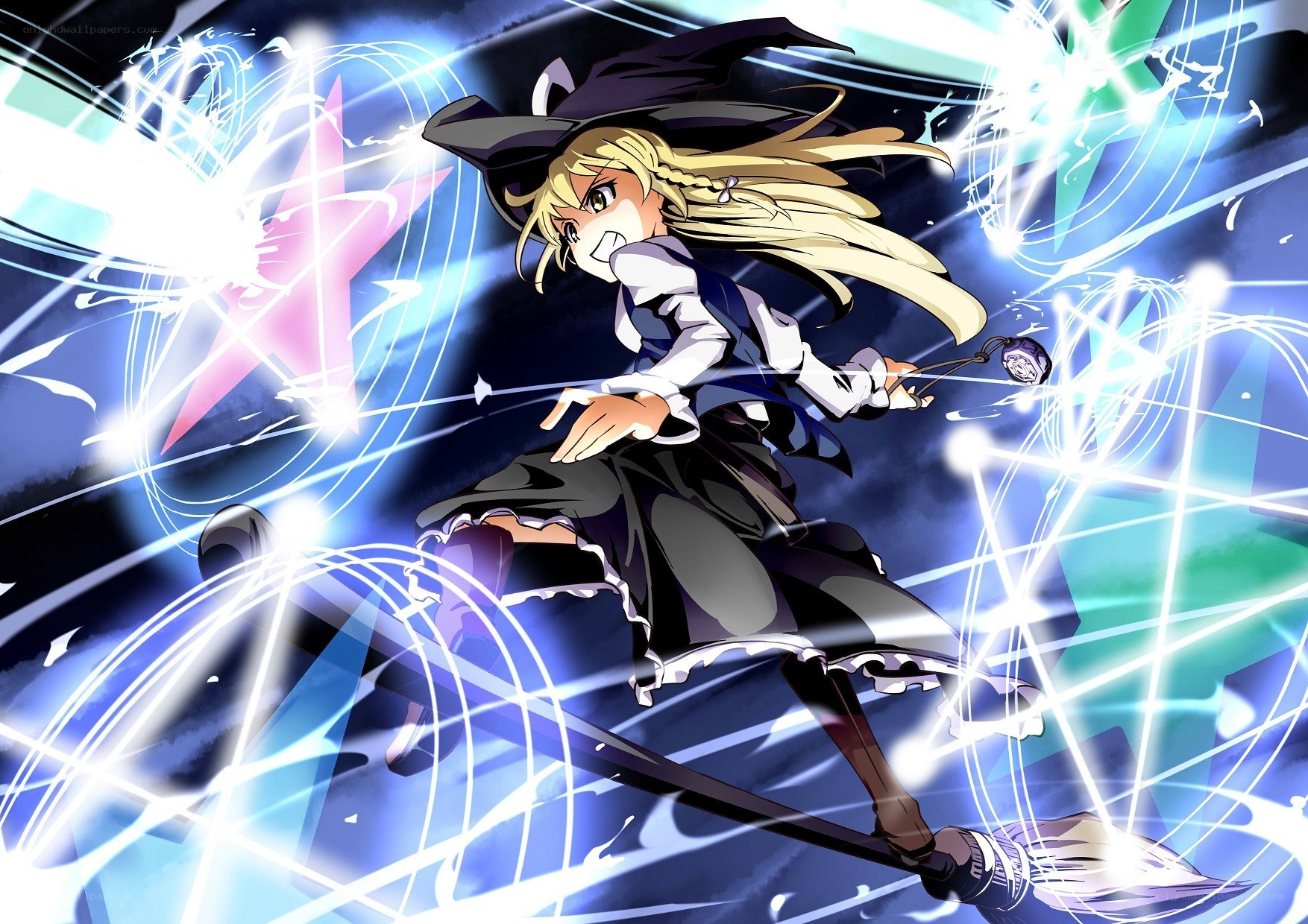 witch on a broomstick