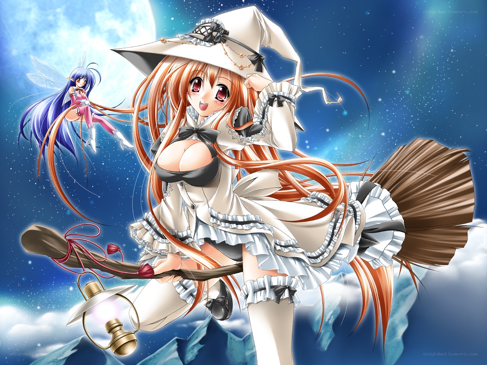 witch on a broomstick