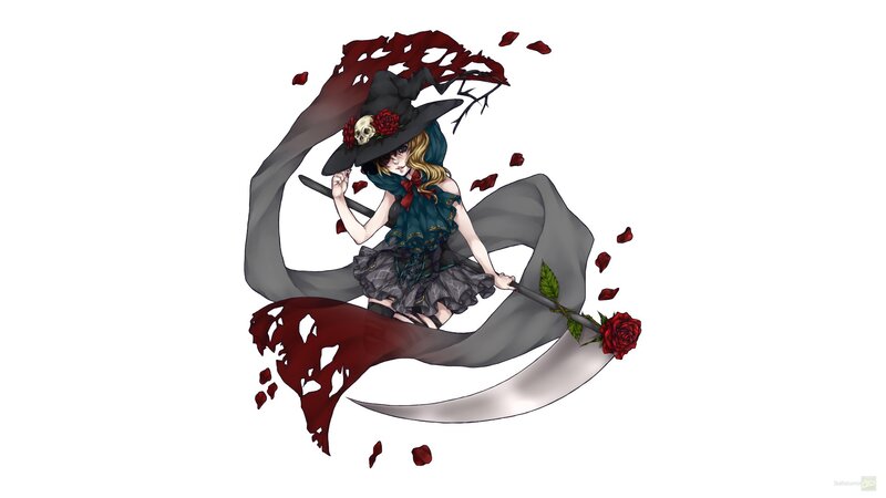 Witch on a Scythe