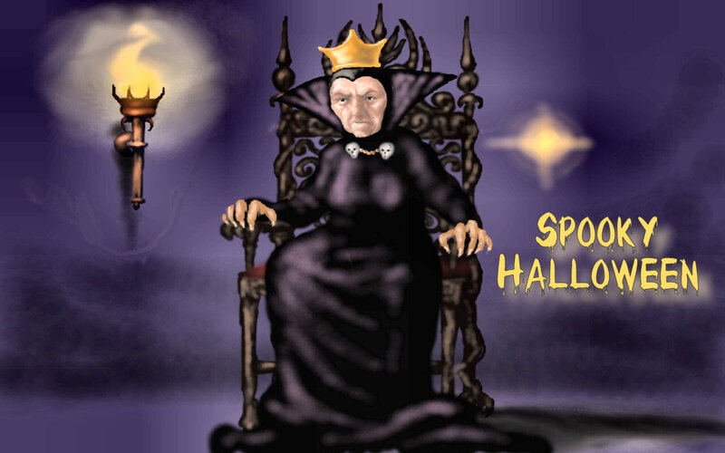 Witch on a Throne — Purple