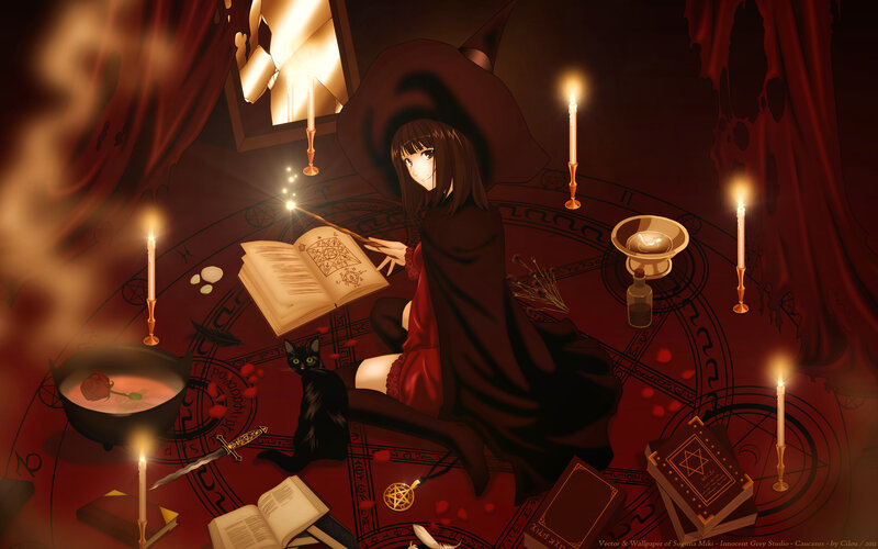 Witch Performing Ritual