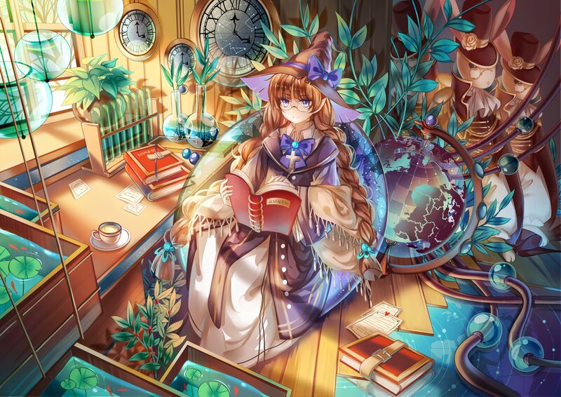 Witch Reading Book