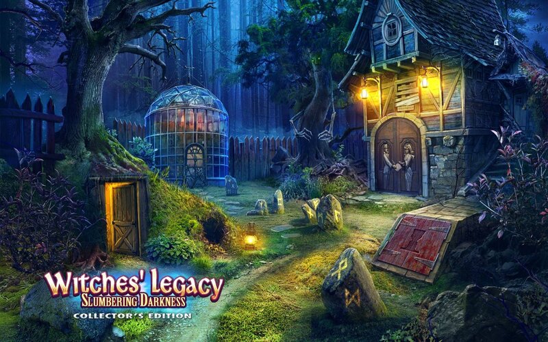 Witch's Cottage in Forest