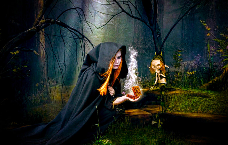 Witch with a Gnome