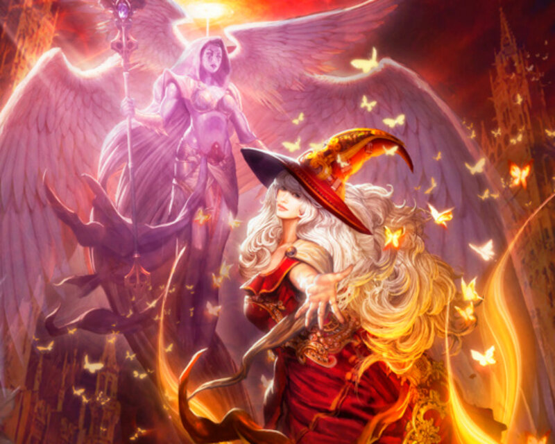 Witch with Angel