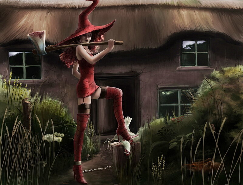 Witch with Axe