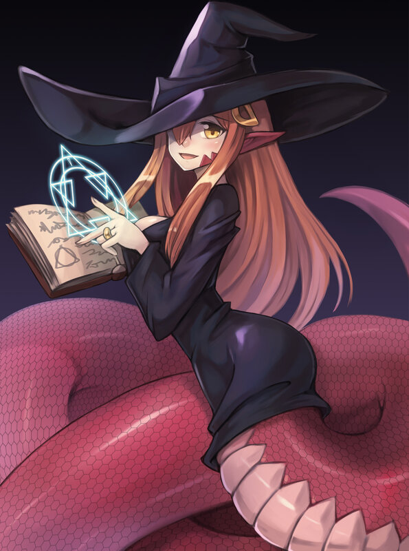 Witch with Book
